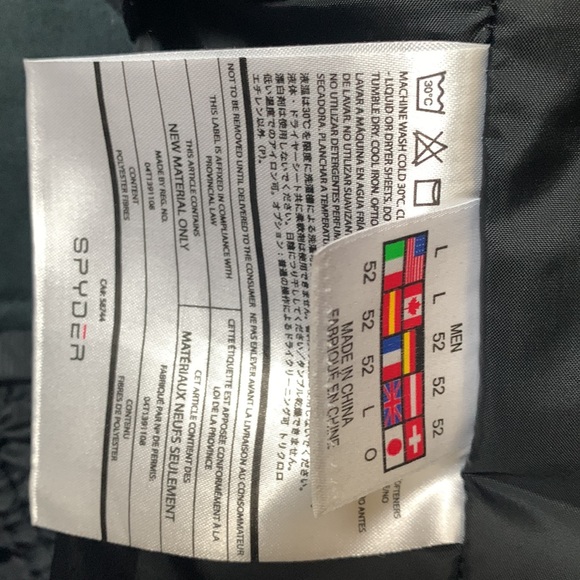 Spyder men’s Pinnacle ski/snowboard jacket - Picture 12 of 12